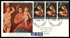 New Zealand 379 Christmas Typed FDC