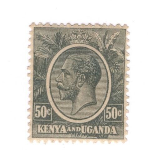 Kenya and Uganda #27 MH Stamp - CAT VALUE $2.75