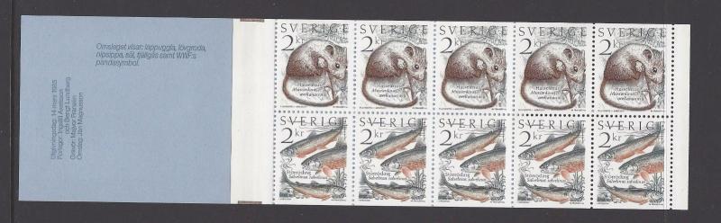 Sweden 1985 Conservation Booklet VFMNH (1527a)