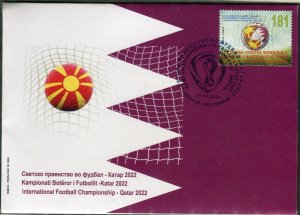 354 - NORTH MACEDONIA 2022 - International Football Championship - Qatar - FDC