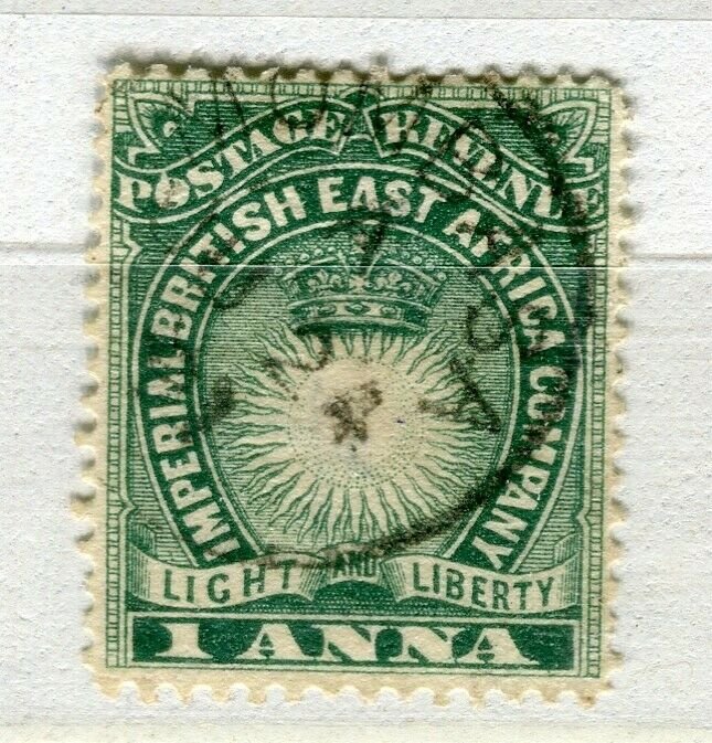 BRITISH KUT; ; East Africa Company 1890 classic early used 1a. value