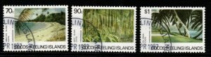 COCOS (KEELING) ISLANDS SG162/4 1987 COCOS ISLAND SCENES FINE USED