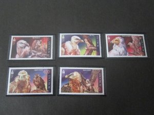 Mongolia 2002 Sc 2507-11 Bird set MNH