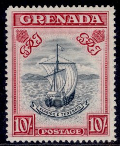 GRENADA GVI SG163e, 10s blue-black & carmine, NH MINT. Cat £50.