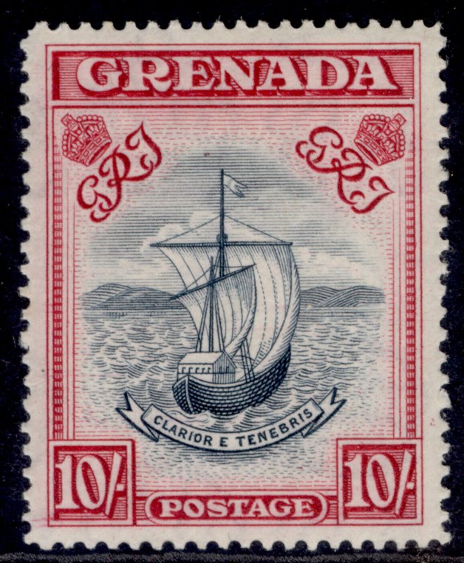 GRENADA GVI SG163e, 10s blue-black & carmine, NH MINT. Cat £50.