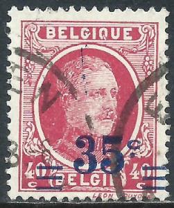 Belgium, Sc #193, 35c on 40c, Used
