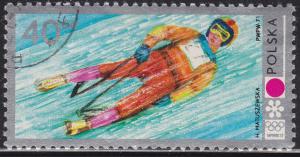 Poland 1871 Olympic Luge, Sapporo '72 40Gr 1972