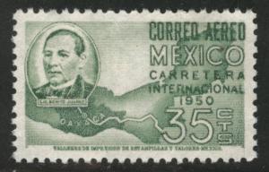 MEXICO Scott C200 Mint No Gum 1950 Highway stamp