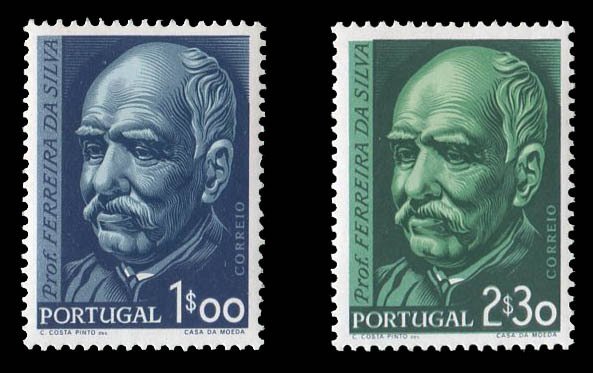 Portugal #816-817 Cat$16.45, 1956 Da Silva, set of two, never hinged