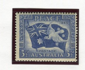 AUSTRALIA; MINT MNH, Positional single Detail see scan, 1946 Victory issue 3.5c