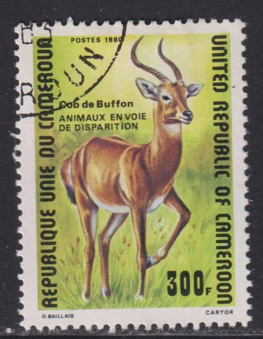 Cameroun 679 Buffon's Antelope 1980
