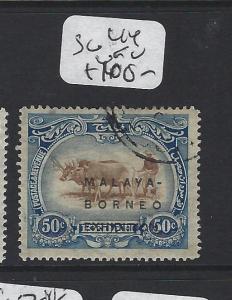 MALAYA   KEDAH  (PP1605B)  50C COW MBE SG 44   VFU