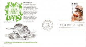 #2324 Deer Mouse Aristocrat FDC