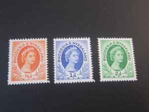 Canada 1954 Sc 141-143 MNH