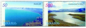 Armenia MNH** 2001 Mi 431-432 Scott 629-630 Europa Water Natural Treasure Lake