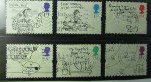 2001 Great Britain SC #1643-52 Complete  used stamp set