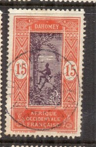 French Dahomey 1920s Early Issue Fine Used 15c. NW-231274