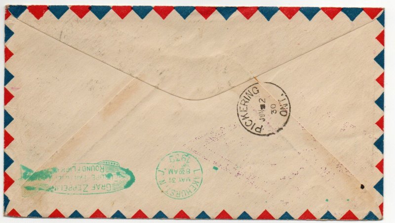 USA C15 Zeppelin Airmail Cover