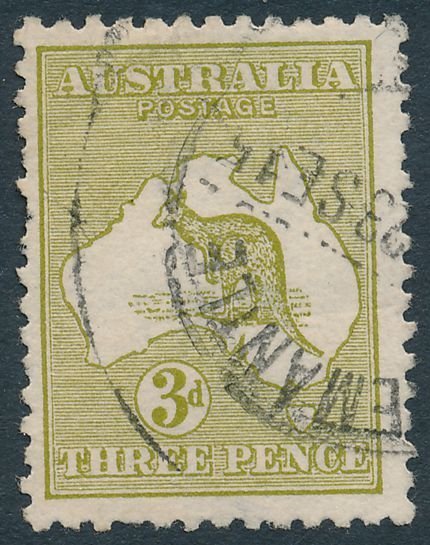 Australia sc# 5 - Used Kangaroo - Cancelled 23-Sep-14