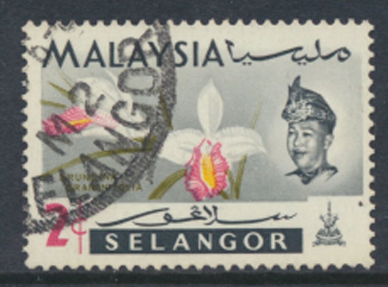 Malaysia  Selangor  SC# 122 Used Orchids  see details and scans