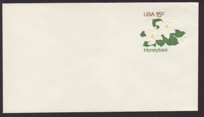 US U599 Honeybee Postal Envelope Unused 