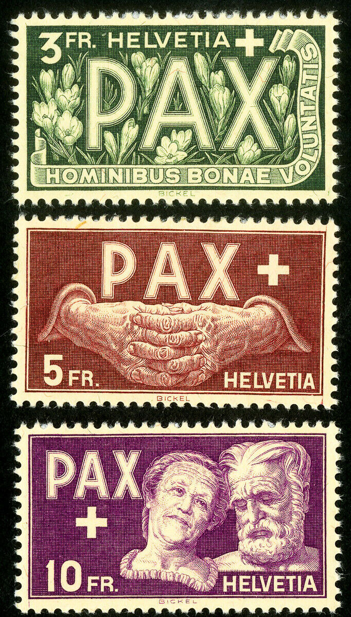 Switzerland Stamps 3035 MH VF High Values Scott Value 240.00