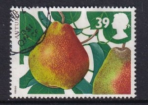 Great Britain  #1514  used  1993  Autumn fruits  39p  pears