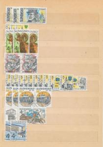 SLOVAKIA Slovensko Birds Wildlife Blocks Used Appx 250 (Au13683