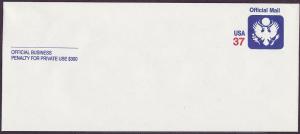 UO91 Official Mail mint entire