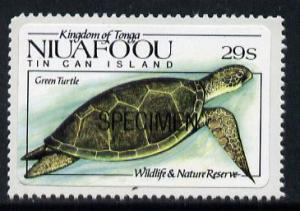 Tonga - Niuafo'ou 1984 Wildlife & Nature Reserve self...