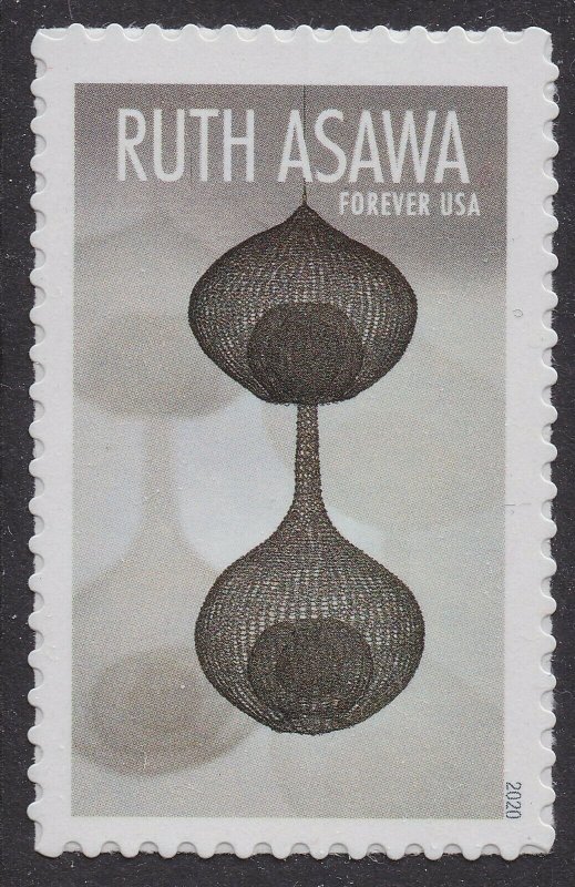 US 5504-5513 5513a Ruth Asawa forever block (10 stamps) MNH 2020