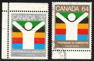 Canada Sc #981-982 Used