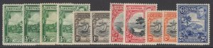 Grenada, Scott 132-136 (SG 153-157), MLH, all perfs and shades