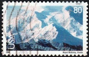 USA 2001 Sc#C137 80c Landscapes Mt. McKinley USED-VF-NH.