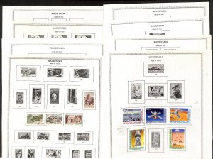 Mauritania Stamp Collection on 35 Minkus Pages 1960-1990 (BD)