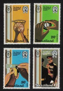 Swaziland Basketball Duke of Edinburgh Award Scheme 4v 1981 MNH SC#391-394