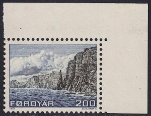 Faroe Islands - 1975 - Scott #15 - MNH - West Coast Sandoy