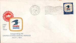 #1396 FL, Pass-A-Grille Beach 7-1-71 USPS FDC