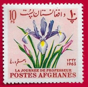 AFGHANISTAN SCOTT#671d 1964 10p IRIS - MH