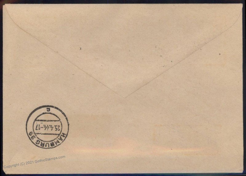 Germany WWII Occupied Norway 1944 Dienstpost Oslo Cover G100436