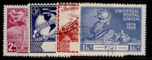 FIJI GVI SG272-275, 1949 ANNIVERSARY of UPU set, FINE USED. Cat £13.