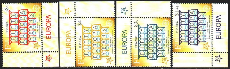 Fiji. 2005. 1109-12. 50 years of europe-sept. MNH.