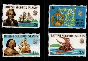 British Solomon Islands Scott 214-217 MNH** set