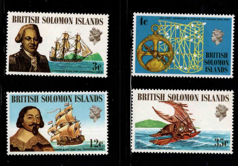 British Solomon Islands Scott 214-217 MNH** set