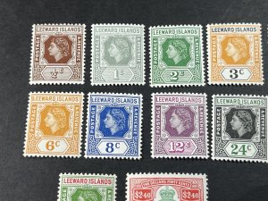 LEEWARD ISLANDS # 133-147-MINT NEVER/HINGED---COMPLETE SET---1954