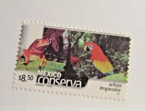 MEXICO Sc #2265a  ** MNH, stamp, bird, frog,  conservation, Fine +