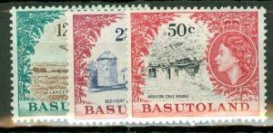 JQ: Basutoland 72-82 mint CV $111.40; scan shows only a few