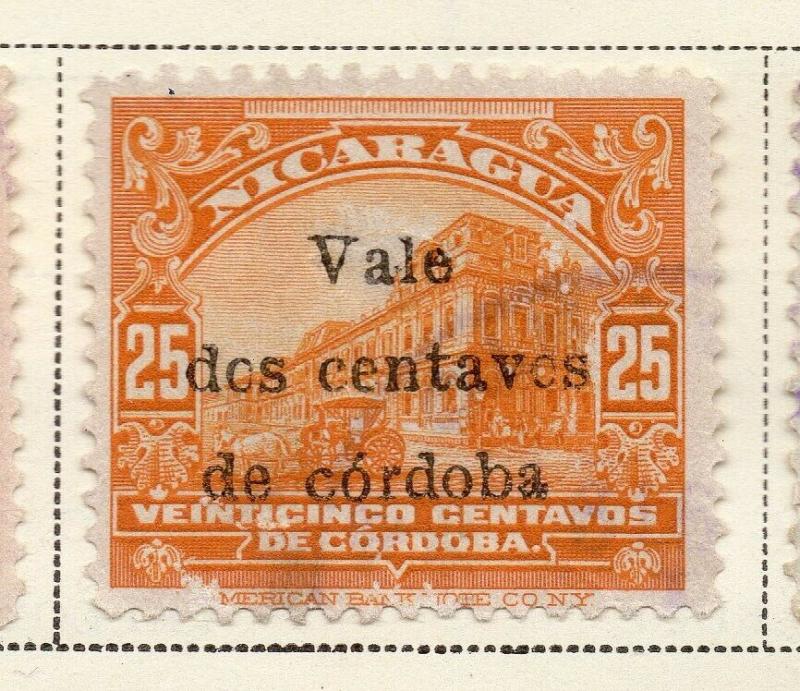 Nicaragua 1918-21 Early Issue Fine Used 2c. Surcharged 323639