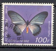 Ivory Coast - Mi. 560 (Butterflies) - Used - K1696