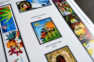 COLOR PRINTED MEXICO 2011-2014 STAMP ALBUM PAGES (36 illustrated pages)